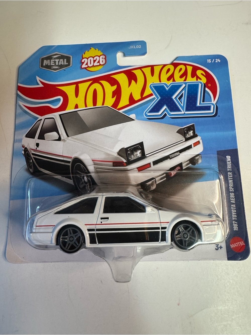 Hot Wheels 2026 XL 1987 TOYOTA AE86 SPRINTER TRUENO 1:43